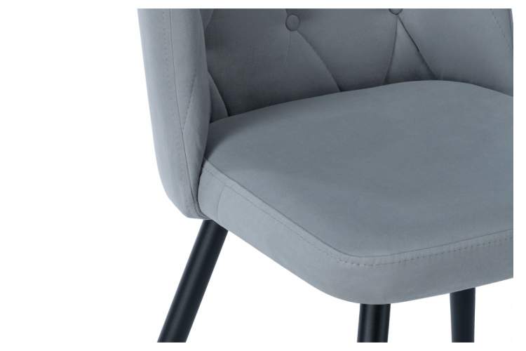 Стул на металлокаркасе Алиссум светло-серый / черный-10