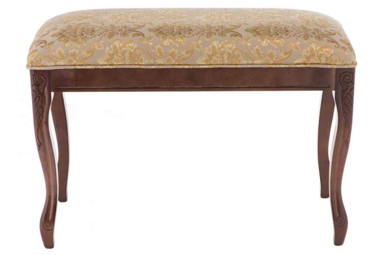 Банкетка Валентино орех / бежевый-1