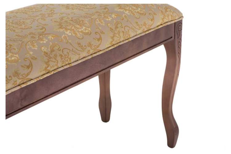 Банкетка Валентино орех / бежевый-3