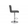 Paskal gray / chrome Барный стул