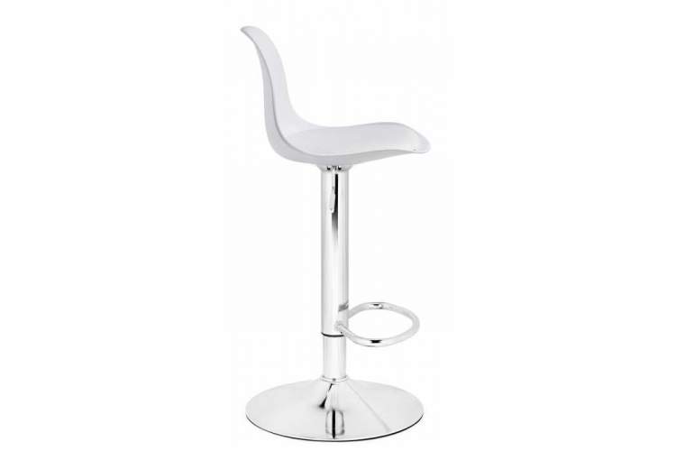 Барный стул Soft white / chrome-2