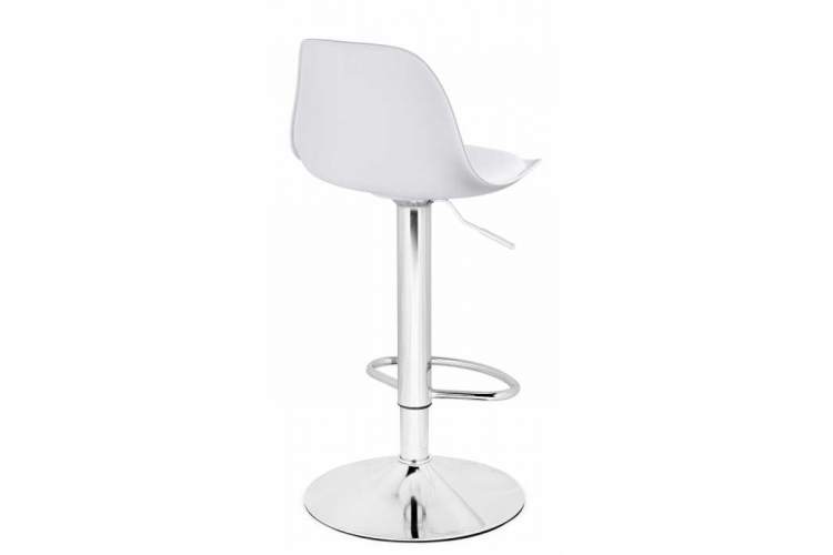 Барный стул Soft white / chrome-3