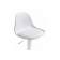 Барный стул Soft white / chrome