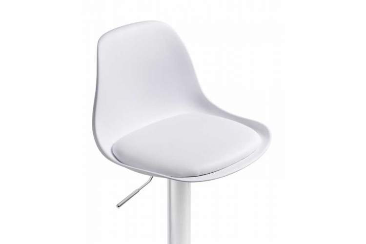 Барный стул Soft white / chrome-4