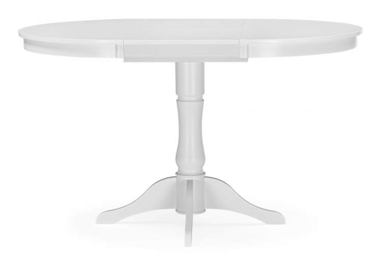 Стол деревянный Амадей 90(130)x90 белый матовый-6