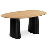 Стол деревянный Ares дуб / черный