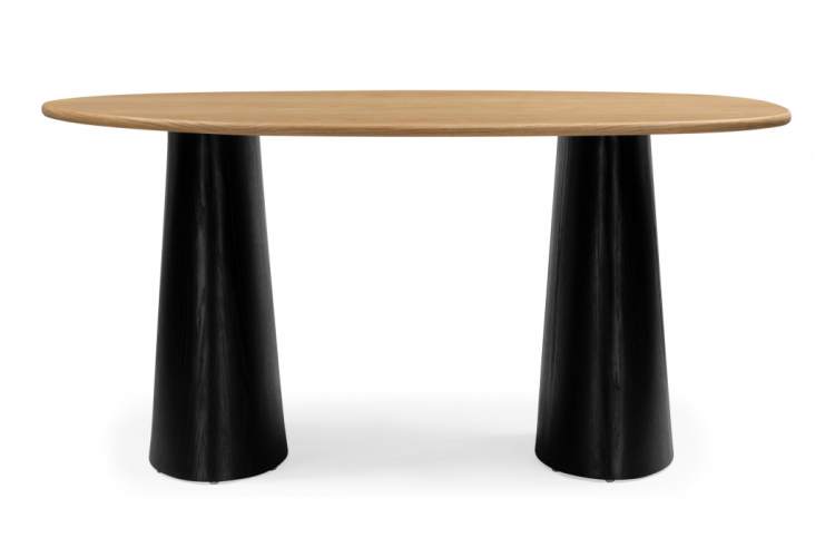 Стол деревянный Ares дуб / черный-9