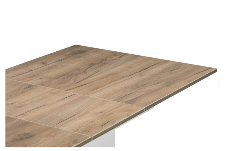 Стол деревянный Carla белый / крафт золотой-9