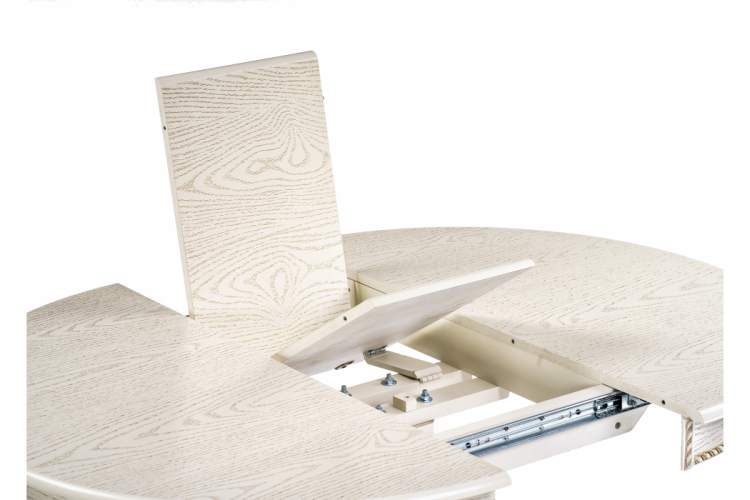 Стол деревянный Павия 100 крем / золотая патина-6