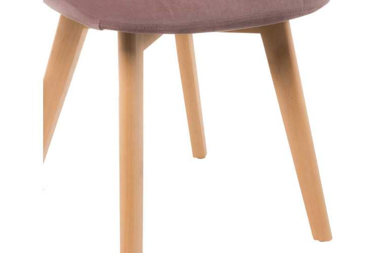 Стул деревянный Filip light purple / wood-7