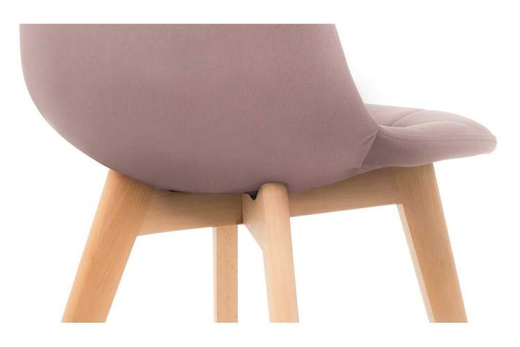 Стул деревянный Filip light purple / wood-8