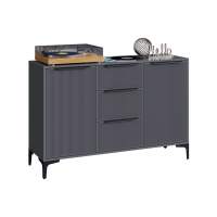 Комод Иадама графит / графит софт