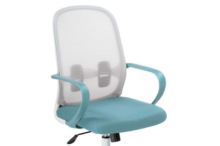 Компьютерное кресло Bust gray / blue / white-6