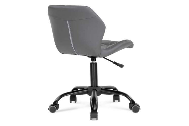 Офисное кресло Вальд экокожа серое-4
