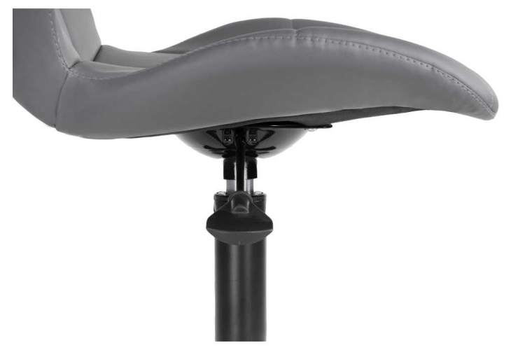 Офисное кресло Вальд экокожа серое-9