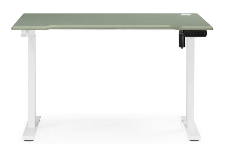 Компьютерный стол Маркос 140х80 зеленый / белый-8