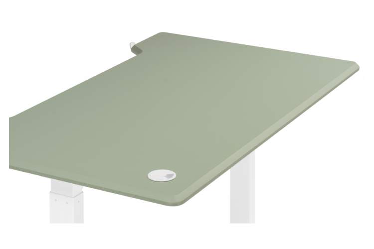 Компьютерный стол Маркос 140х80 зеленый / белый-12