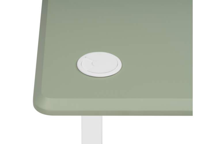 Компьютерный стол Маркос 140х80 зеленый / белый-13