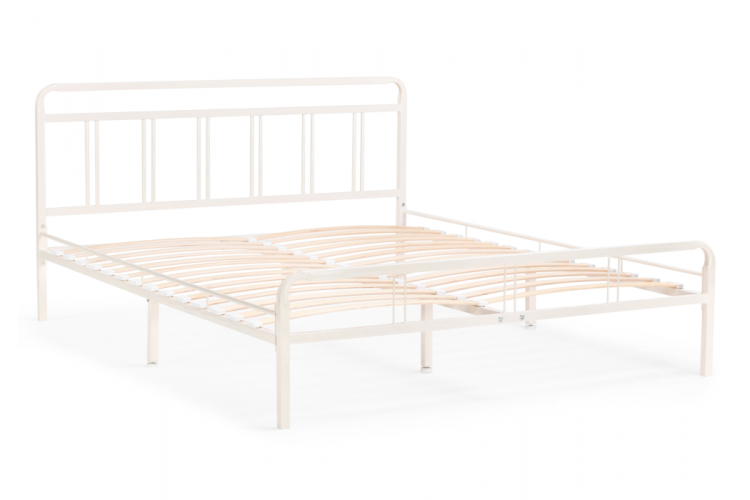 Кровать Рейк 140х200 белая-1