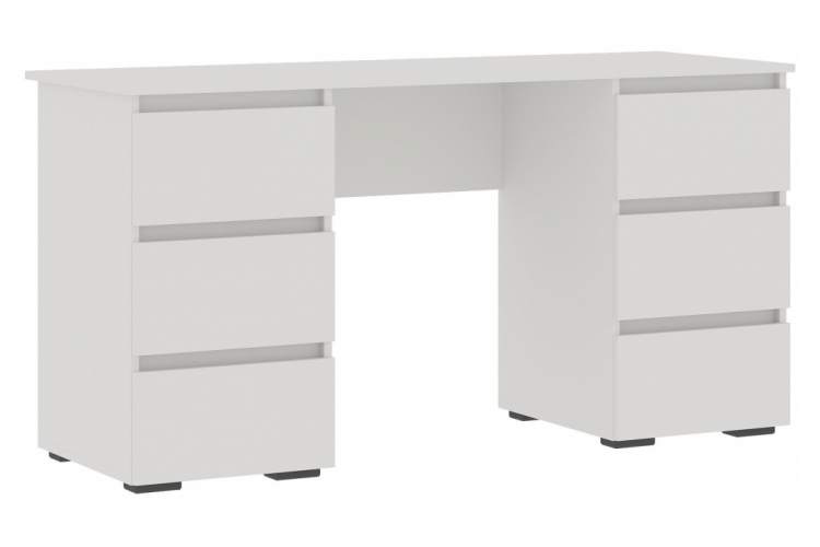 Компьютерный стол Элла ПС 02 белый / белый