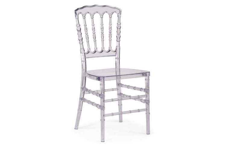 Chiavari 1 clear white Пластиковый стул