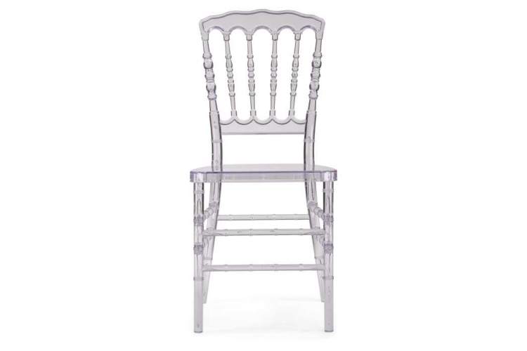 Chiavari 1 clear white Пластиковый стул-1