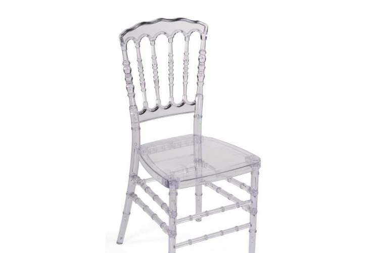 Chiavari 1 clear white Пластиковый стул-4