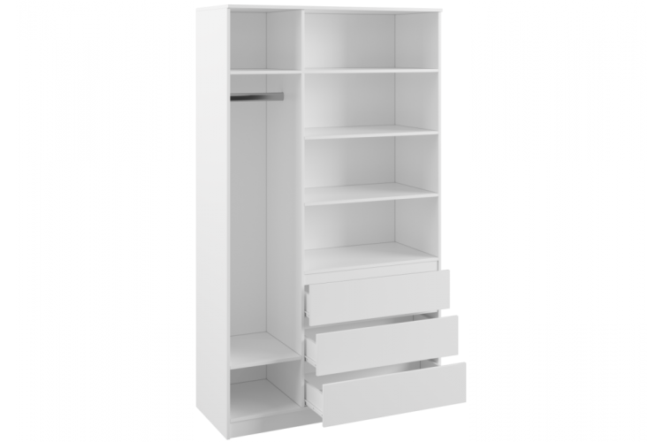 Шкаф Мадера ШМ 1200 лдсп белый-1