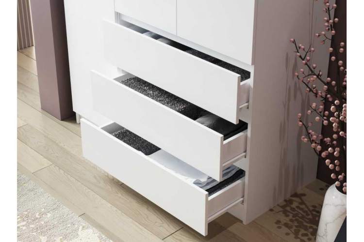 Шкаф Мадера ШМ 1200 лдсп белый-3