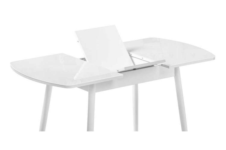 Стол стеклянный Калверт белый-4