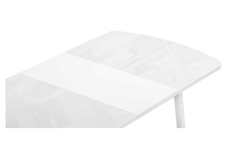 Стол стеклянный Калверт белый-5