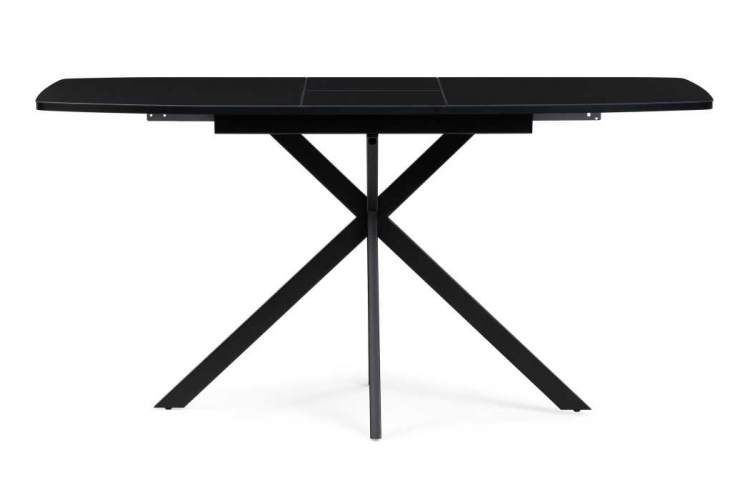 Стол стеклянный Тамаса 120(150)х70х76 черный-2