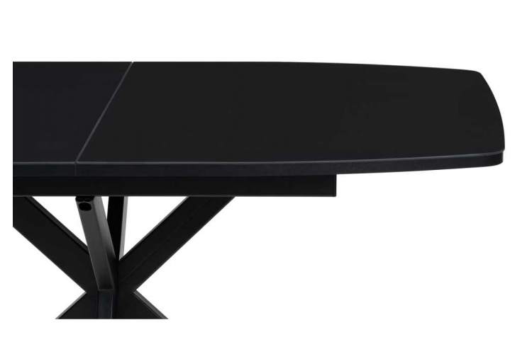 Стол стеклянный Тамаса 120(150)х70х76 черный-6