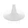 Стол стеклянный Tulip 90 super white glass