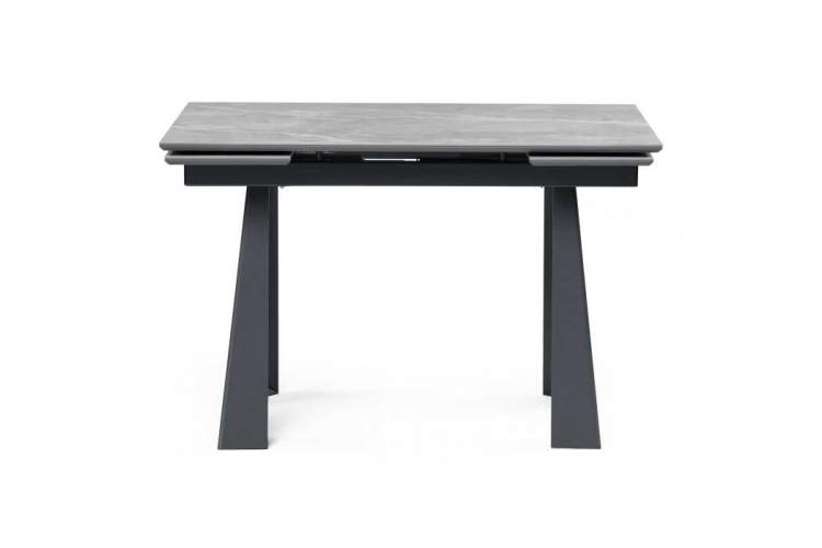 Бэйнбрук 120(180)х80х76 серый мрамор / графит Обеденный стол-1