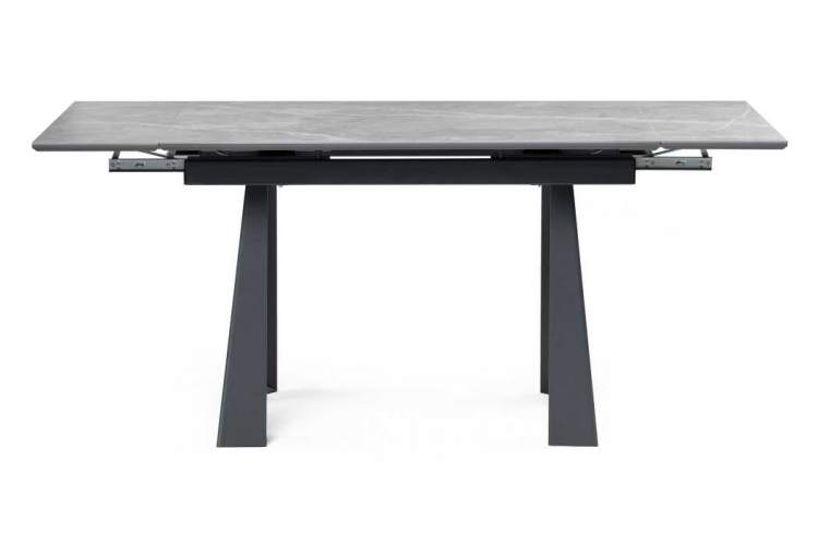 Бэйнбрук 120(180)х80х76 серый мрамор / графит Обеденный стол-2