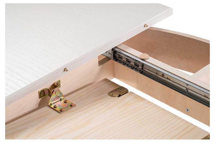 Стол деревянный Брейзер молочный / золото-6