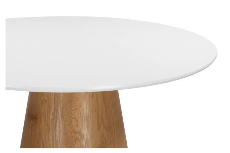 Стол деревянный Huge 120х75 white / brown-2