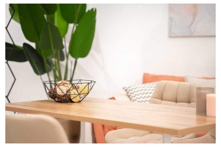 Стол деревянный Лота Лофт 140 25 мм дуб вотан / белый матовый-6