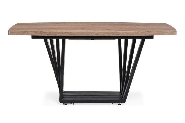 Стол деревянный Эудес дуб галифакс табак / черный-1