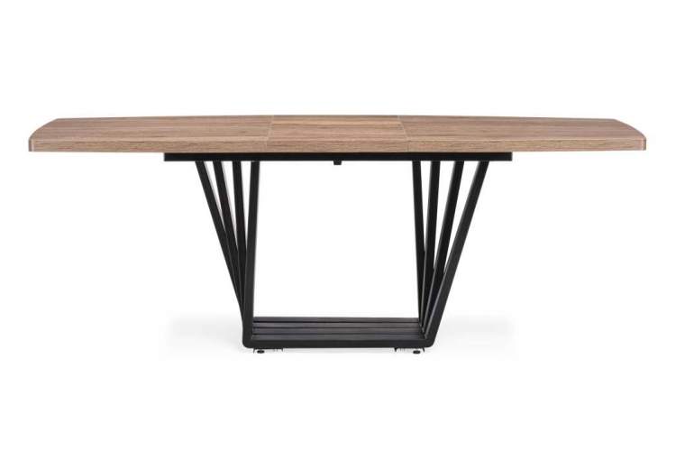 Стол деревянный Эудес дуб галифакс табак / черный-2