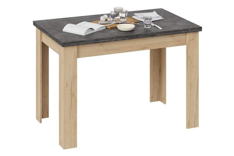 Стол деревянный Промо Тип 4 дуб крафт золотой / ателье темное-3