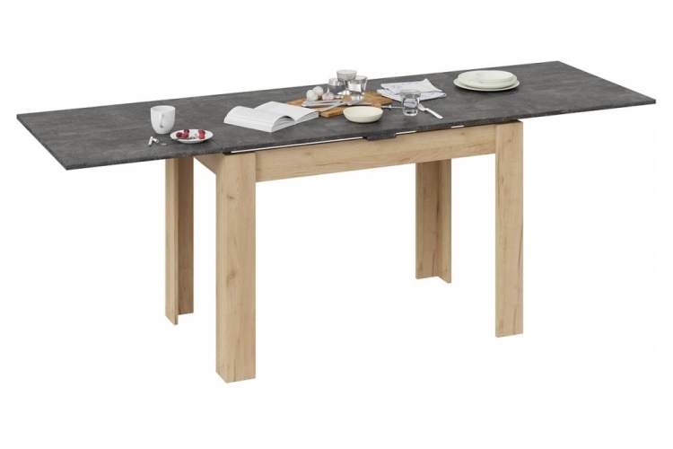 Стол деревянный Промо Тип 4 дуб крафт золотой / ателье темное-4