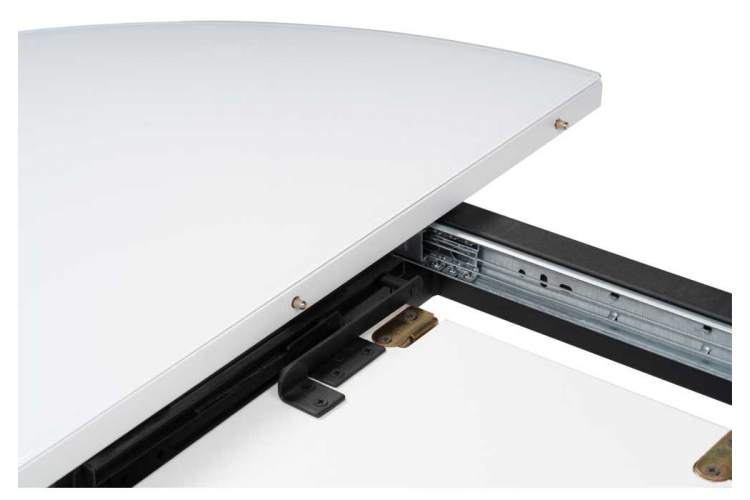 Стол стеклянный Бетина черный / белый-4