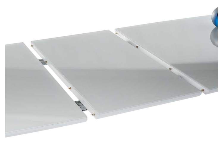 Стол стеклянный Серсея белый / дуб монтана-6