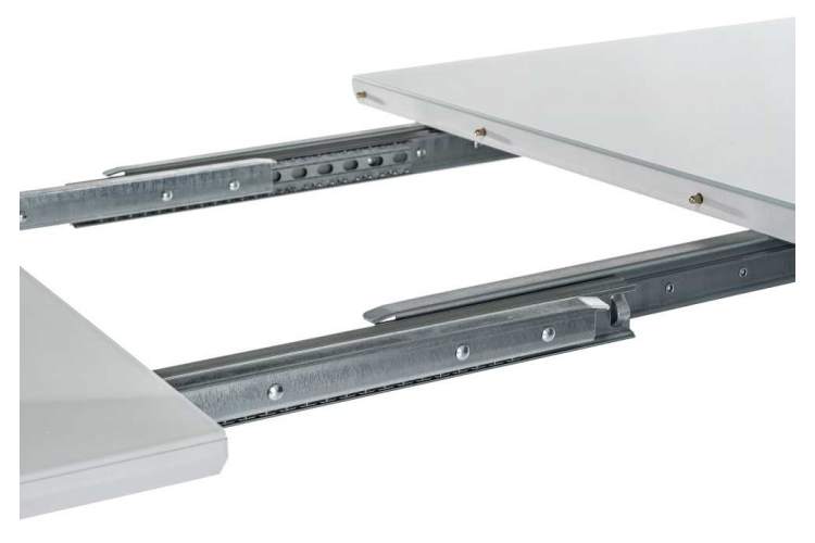 Стол стеклянный Серсея белый / дуб монтана-7