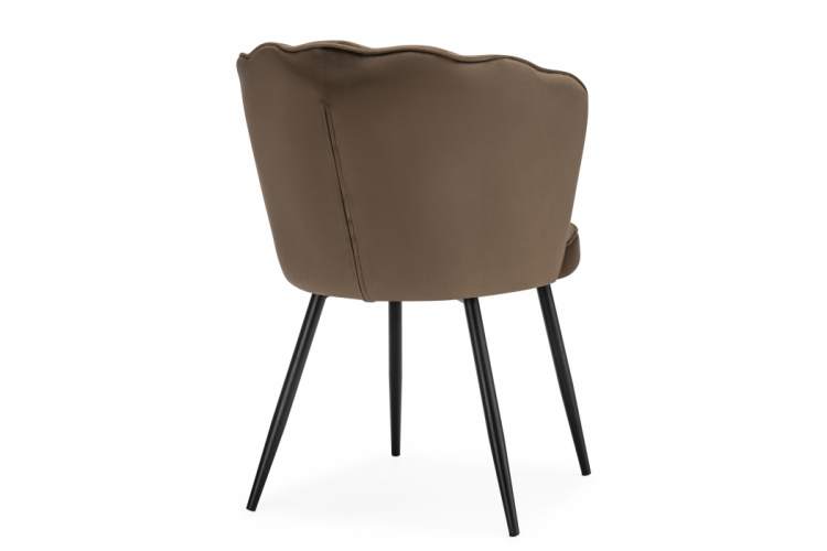 Стул на металлокаркасе Coral сappuccino / black-4