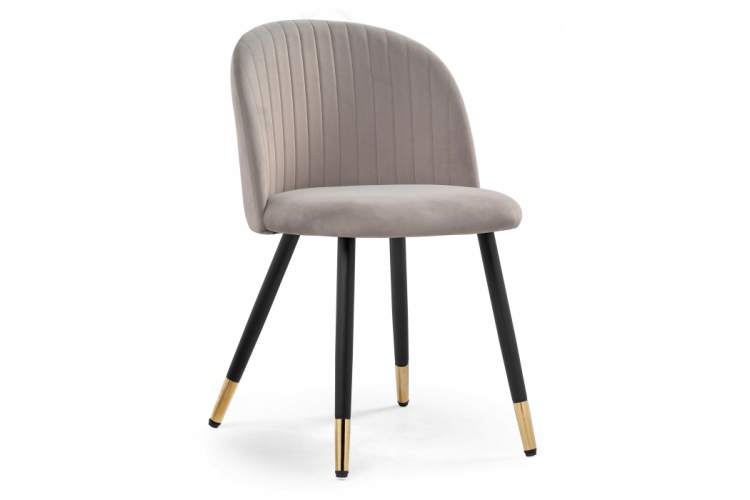 Стул на металлокаркасе Gabi latte / black / gold