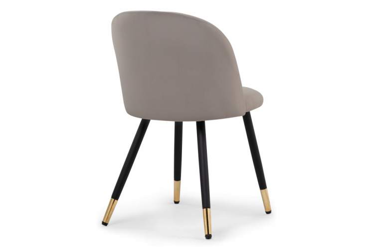 Стул на металлокаркасе Gabi latte / black / gold-4