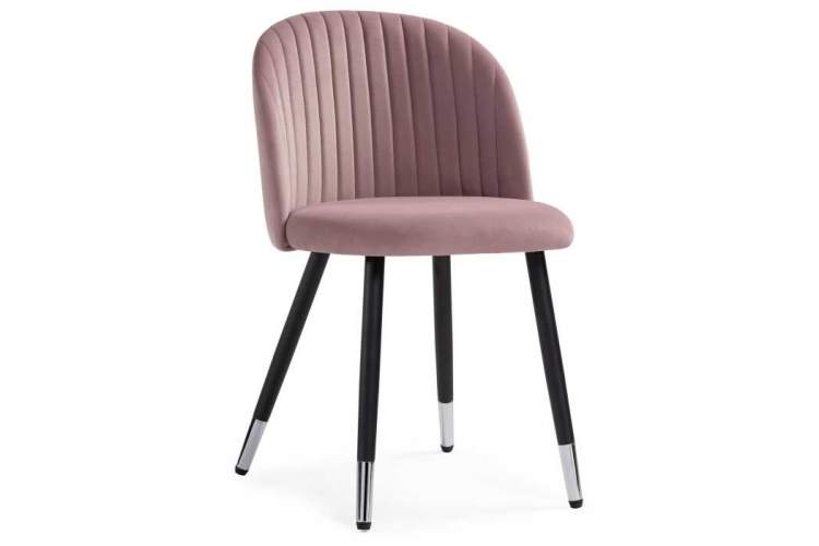 Gabi light purple / black Стул на металлокаркасе